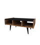 Hanah Home Mesa de Centro Line - Light Walnut